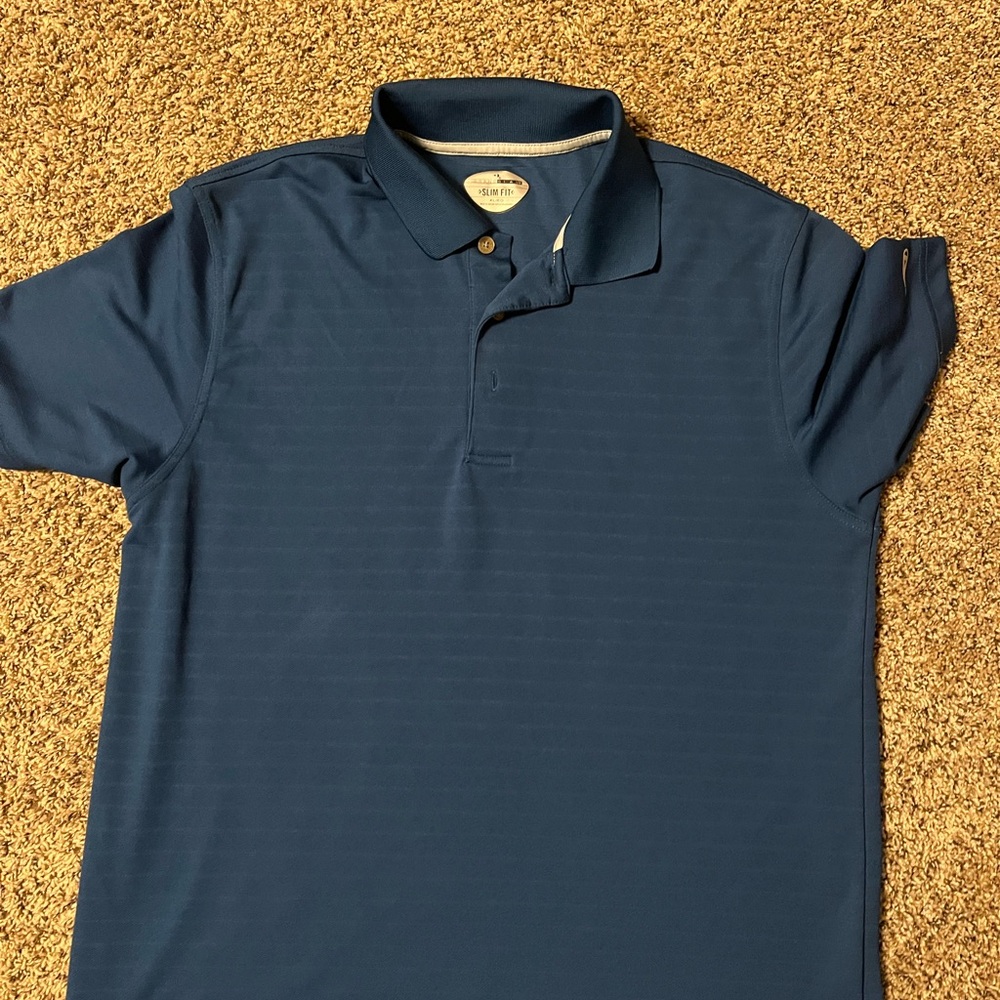 Grand Slam dark turquoise golf Polo Shirt for Men size XL slim fit